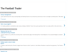 Tablet Screenshot of footballtrader.blogspot.com