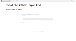 Desktop Screenshot of coalsports.blogspot.com