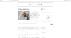 Desktop Screenshot of adrunkenduck.blogspot.com