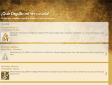 Tablet Screenshot of orgullovenezuela.blogspot.com