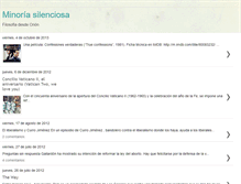 Tablet Screenshot of minoriasilenciosa.blogspot.com