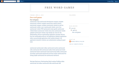 Desktop Screenshot of freewordgamesonline.blogspot.com