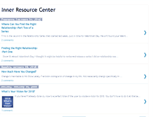 Tablet Screenshot of innerresourcecenter.blogspot.com