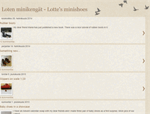 Tablet Screenshot of lottesminishoes.blogspot.com