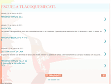 Tablet Screenshot of escuelatlacoquemecatl.blogspot.com