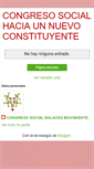 Mobile Screenshot of congresosocialenlaces.blogspot.com