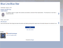 Tablet Screenshot of bluestarpolicesupply.blogspot.com