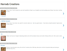 Tablet Screenshot of harrodscreations.blogspot.com