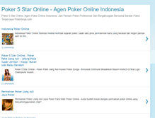 Tablet Screenshot of poker5star-online.blogspot.com