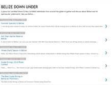 Tablet Screenshot of belizedownunder.blogspot.com