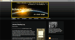 Desktop Screenshot of kicking-the-darkness.blogspot.com