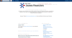 Desktop Screenshot of clubdesjeunesfinanciers.blogspot.com