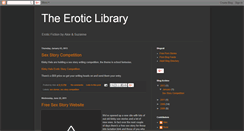 Desktop Screenshot of eroticlibrary.blogspot.com
