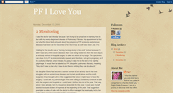 Desktop Screenshot of pfiloveyou.blogspot.com