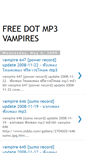 Mobile Screenshot of freemp3-vampires.blogspot.com