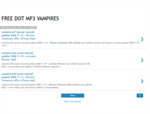 Tablet Screenshot of freemp3-vampires.blogspot.com