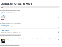 Tablet Screenshot of lionsmelchiordearaujo.blogspot.com