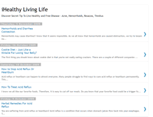 Tablet Screenshot of ihealthy-life.blogspot.com