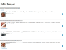 Tablet Screenshot of callebadajoz.blogspot.com