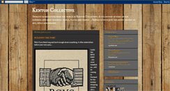 Desktop Screenshot of kentoncollective.blogspot.com