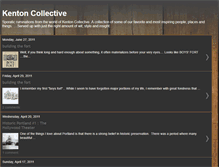 Tablet Screenshot of kentoncollective.blogspot.com