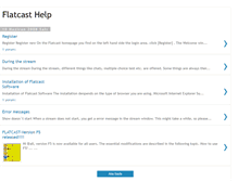 Tablet Screenshot of flatcasthelp.blogspot.com