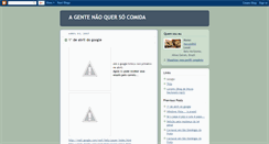 Desktop Screenshot of agentenaoquersocomida.blogspot.com