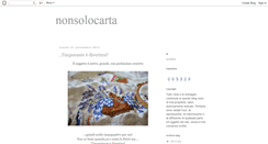 Desktop Screenshot of nonsolocarta.blogspot.com