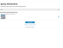 Tablet Screenshot of igrejamissionaria-al.blogspot.com