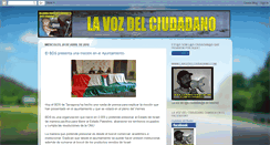 Desktop Screenshot of lavozdelciudadano.blogspot.com