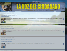 Tablet Screenshot of lavozdelciudadano.blogspot.com