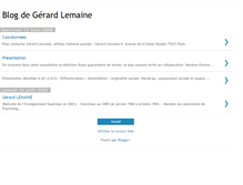 Tablet Screenshot of gerard-lemaine.blogspot.com