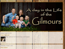Tablet Screenshot of gilmourfam.blogspot.com