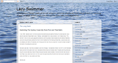 Desktop Screenshot of lazyswimmer.blogspot.com