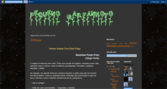 Desktop Screenshot of pequenogarfanhoto.blogspot.com
