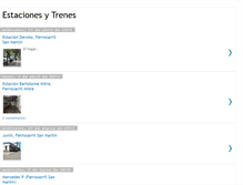 Tablet Screenshot of estacionesytrenes.blogspot.com