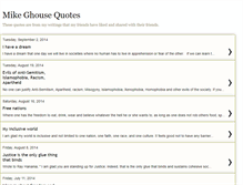 Tablet Screenshot of mikeghousequotes.blogspot.com