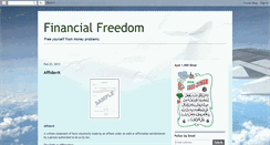 Desktop Screenshot of financiallytofreedom.blogspot.com