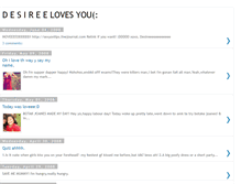 Tablet Screenshot of desiree-lovesyou.blogspot.com