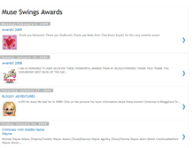 Tablet Screenshot of museswingsawards.blogspot.com