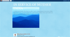 Desktop Screenshot of inserviceofmotherindia.blogspot.com