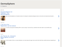 Tablet Screenshot of dermasphere.blogspot.com