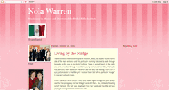 Desktop Screenshot of nolawarren.blogspot.com