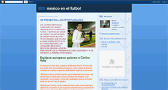 Desktop Screenshot of futurodemexicoenfutbol.blogspot.com