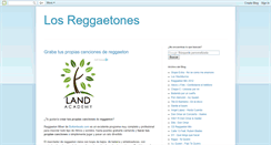 Desktop Screenshot of losreggaetones.blogspot.com