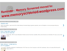 Tablet Screenshot of memory-screened.blogspot.com