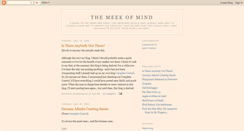 Desktop Screenshot of meekofmind.blogspot.com