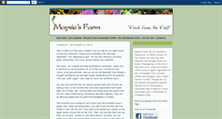 Desktop Screenshot of maysiesfarm.blogspot.com