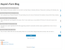 Tablet Screenshot of maysiesfarm.blogspot.com
