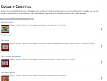Tablet Screenshot of coisasecoisinha.blogspot.com